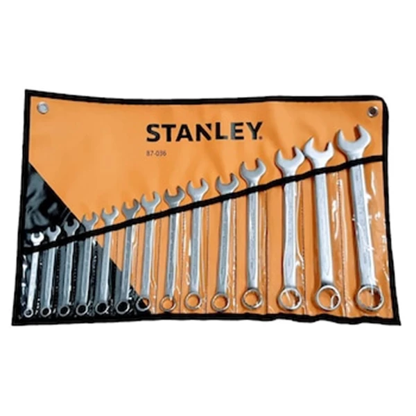 STANLEY Slimline Combination Wrenches (Kunci Ring Pas) 87-036-1 1 Set  Kunci Kombinasi