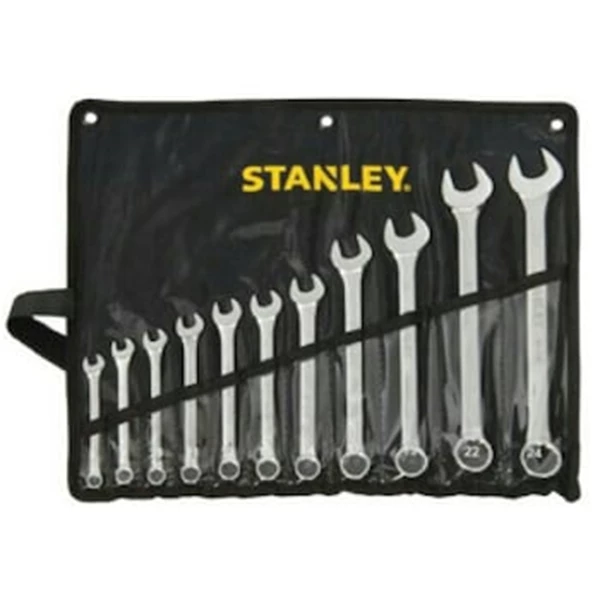  Kunci Kombinasi STANLEY Combination Wrench - Black Pouch STMT80942-8 1 set