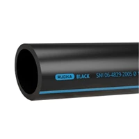 RUCIKA Pipa HDPE SDR17 (PN10) Black 5inch (OD 125mm) 