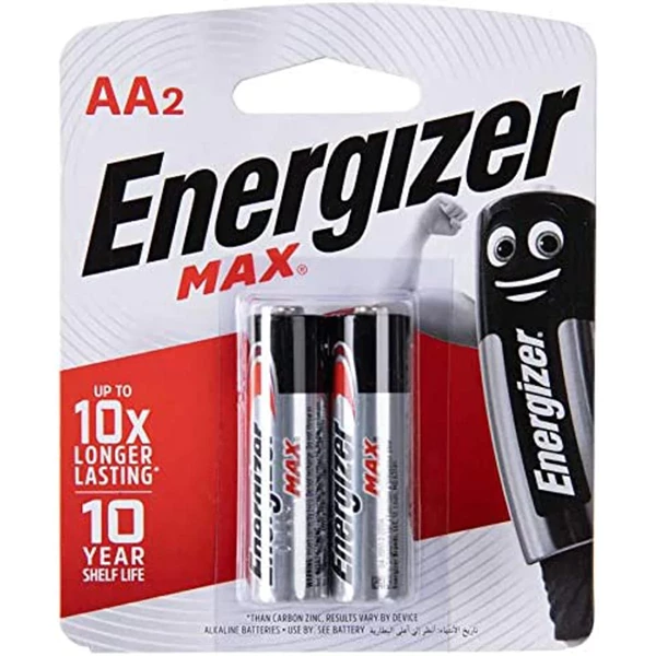 BATERAI AA 2 ENERGIZER MAX