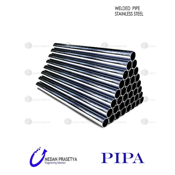 Pipa Welded Stainless Steel ASTM A 312 TP 304