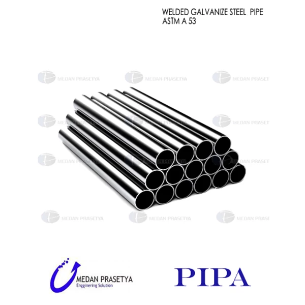 Pipa Galvanis Welded ASTM A 53 Gr A 