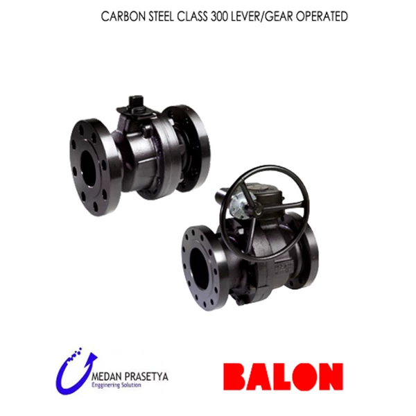 Balon Ball Valve Class 300 Gear Operated