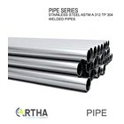 PIPA STAINLESS ASTM A 312 TP 304 WELDED TYPE 1