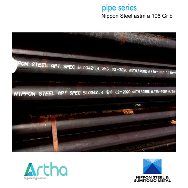 PIPA GAS NIPPON STEEL ASTM A 106 GR B